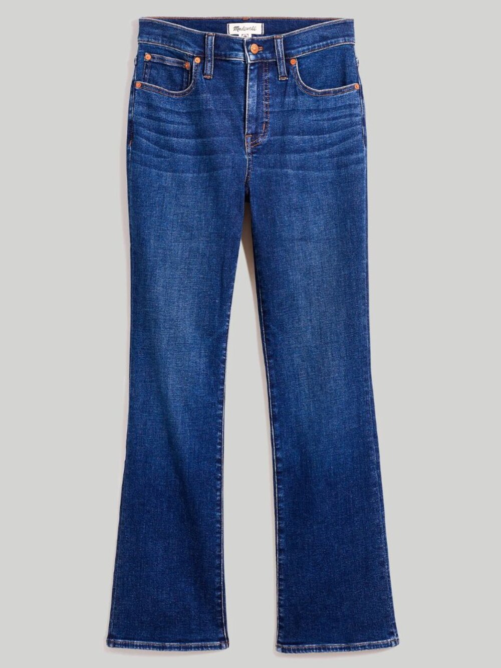 Madewell Mid-Rise Kick Out Crop Jeans